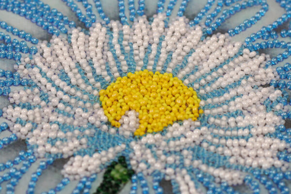 DIY beadwork kit chamomile