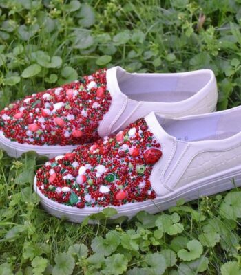 Womens beaded moccasins