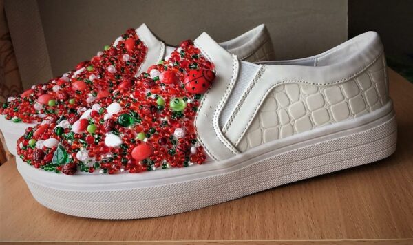 Womens beaded moccasins
