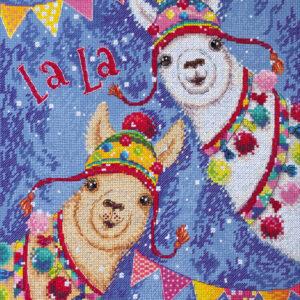 Cross-stitch kits La la llamas (Animals)