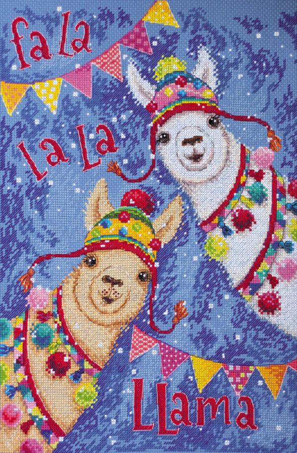 Cross-stitch kits La la llamas (Animals)
