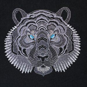 Animal Cross Stitch Kit – Tiger