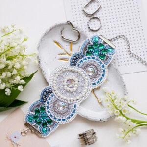 DIY Beaded Bracelet Embroidery Kit “Arabesque”